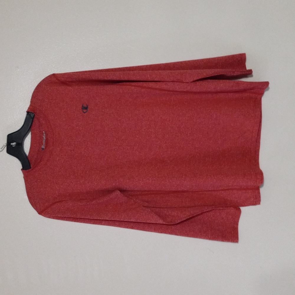Champion Men's Classic Long Sleeve Tee, Screen Print Script
